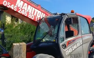 Tuzla bölgesinde kiralık Manitou MT 1840 teleskopik forklift - Hızlı teslimat ve profesyonel hizmet
