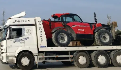 Maltepe cephe ve çatı çalışmalarında Manitou ile güvenli malzeme kaldırma